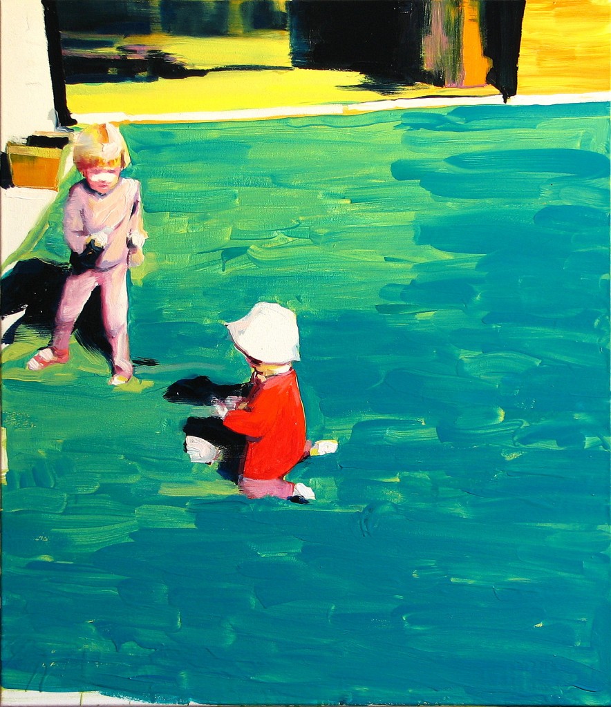 'Zaczarowany ołówek', 2013, 75x65 cm, olej na płótnie